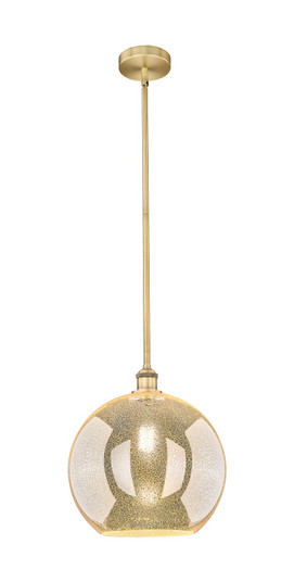 Edison One Light Mini Pendant in Brushed Brass (405|616-1S-BB-G128-12)