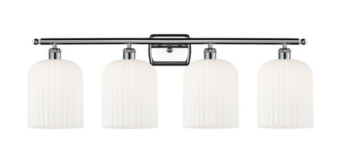 Ballston Four Light Bath Vanity in Polished Chrome (405|516-4W-PC-G559-8GWH)