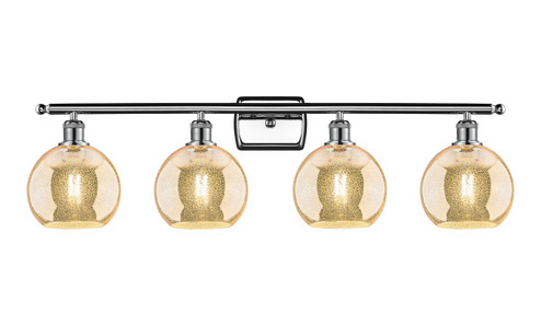 Ballston Four Light Bath Vanity in Polished Chrome (405|516-4W-PC-G128-8)