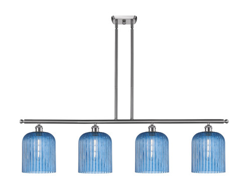 Ballston Four Light Island Pendant in Brushed Satin Nickel (405|516-4I-SN-G559-8BL)