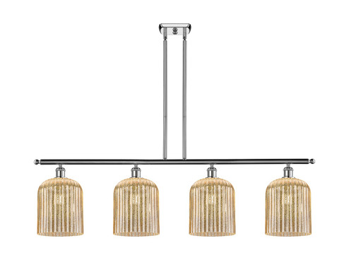 Ballston Four Light Island Pendant in Polished Chrome (405|516-4I-PC-G559-8ME)