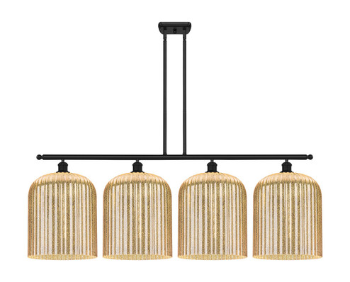 Ballston Four Light Island Pendant in Matte Black (405|516-4I-BK-G559-12ME)