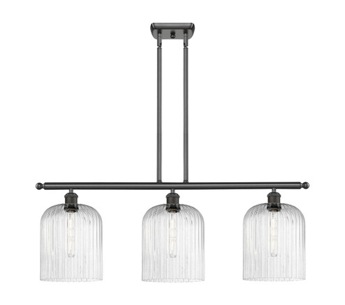 Ballston Three Light Island Pendant in Oil Rubbed Bronze (405|516-3I-OB-G559-8SDY)