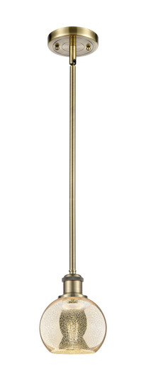 Ballston One Light Mini Pendant in Antique Brass (405|516-1S-AB-G128-6)