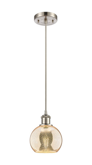 Ballston One Light Mini Pendant in Brushed Satin Nickel (405|516-1P-SN-G128-6)