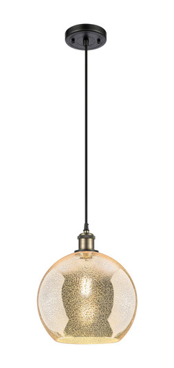 Ballston One Light Mini Pendant in Black Antique Brass (405|516-1P-BAB-G128-10)