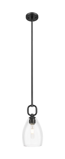 Downtown Urban One Light Mini Pendant in Matte Black (405|485-1S-BK-G485-6CL)