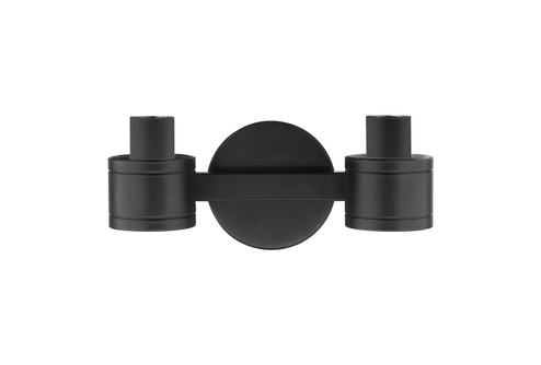 Downtown Urban Two Light Bath Vanity in Matte Black (405|467-2W-BK)