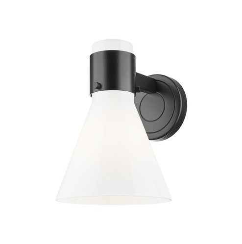 Downtown Urban One Light Wall Sconce in Matte Black (405|464-1W-BK-G464C-7GW)