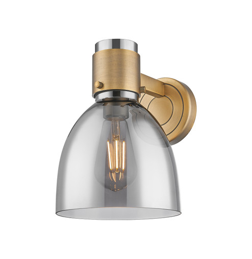 Downtown Urban One Light Wall Sconce in Brushed Brass (405|464-1W-BB-G464D-7SM)