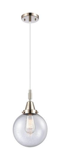 Caden One Light Pendant in Polished Nickel (405|447-1P-PN-G204-8)