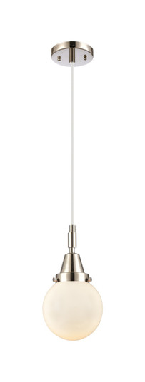 Caden One Light Pendant in Polished Nickel (405|447-1P-PN-G201-6)