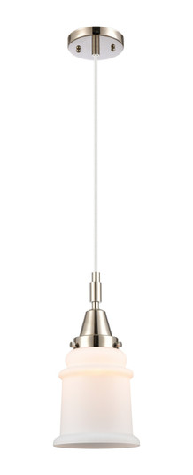 Caden One Light Pendant in Polished Nickel (405|447-1P-PN-G181)