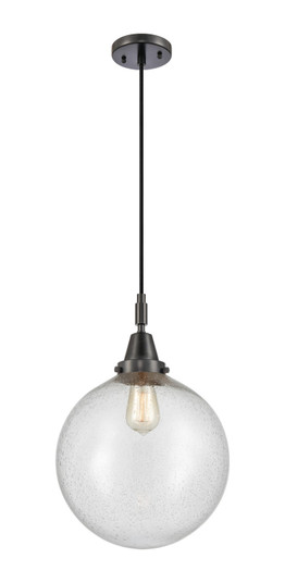 Caden One Light Mini Pendant in Matte Black (405|447-1P-BK-G204-12)