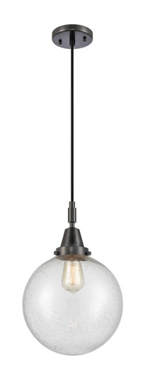 Caden One Light Pendant in Matte Black (405|447-1P-BK-G204-10)