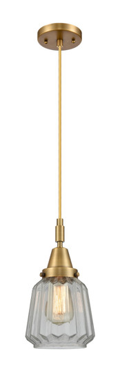 Caden One Light Pendant in Brushed Brass (405|447-1P-BB-G142)