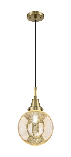 Caden One Light Pendant in Antique Brass (405|447-1P-AB-G208-8)
