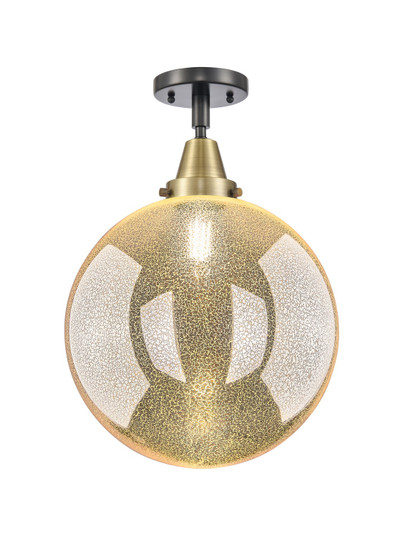 Caden One Light Semi-Flush Mount in Black Antique Brass (405|447-1C-BAB-G208-12)