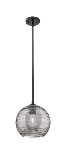 Downtown Urban One Light Pendant in Matte Black (405|434-1S-BK-G1213-10SM)