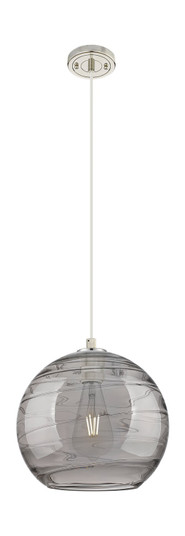 Downtown Urban One Light Pendant in Polished Nickel (405|434-1P-PN-G1213-12SM)