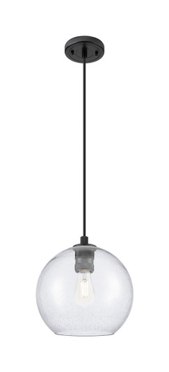 Downtown Urban One Light Pendant in Matte Black (405|434-1P-BK-G124-10)