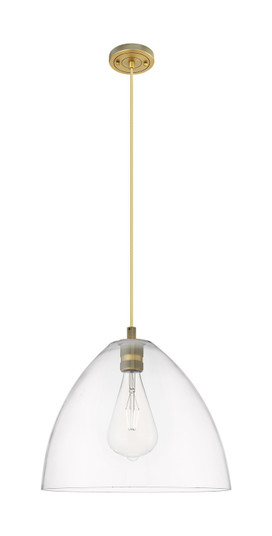 Downtown Urban One Light Pendant in Brushed Brass (405|434-1P-BB-GBD-162)