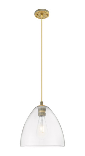 Downtown Urban One Light Pendant in Brushed Brass (405|434-1P-BB-GBD-122)