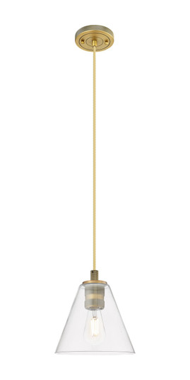 Downtown Urban One Light Pendant in Brushed Brass (405|434-1P-BB-GBC-82)
