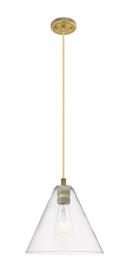 Downtown Urban One Light Pendant in Brushed Brass (405|434-1P-BB-GBC-122)