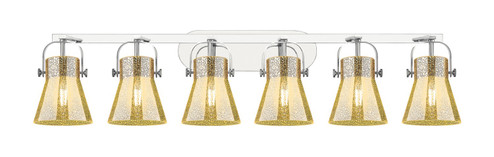 Downtown Urban Six Light Bath Vanity in Polished Chrome (405|423-6W-PC-G411-6ME)