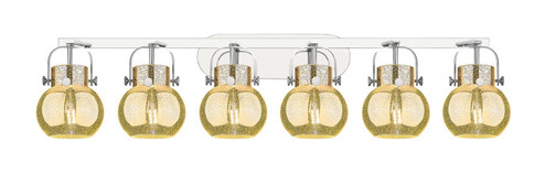 Downtown Urban Six Light Bath Vanity in Polished Chrome (405|423-6W-PC-G410-6ME)