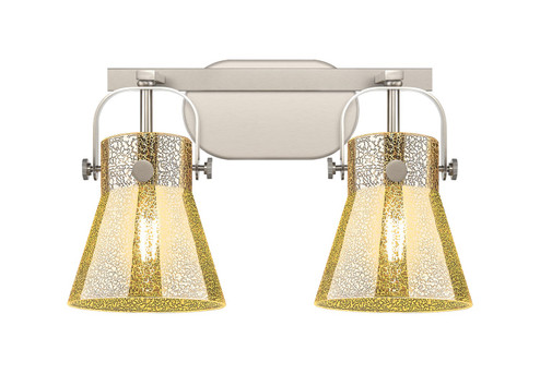 Downtown Urban Two Light Bath Vanity in Satin Nickel (405|423-2W-SN-G411-6ME)