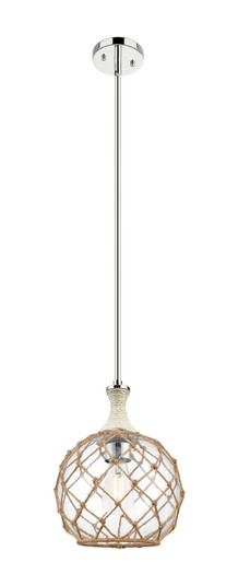 Ballston One Light Pendant in Polished Nickel (405|415-1SR-PN-G122-10RB)