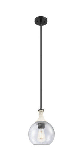 Ballston One Light Pendant in Matte Black (405|415-1SR-BK-G124-8) Ballston One Light Pendant in Matte Black (405|415-1SR-BK-G124-8)