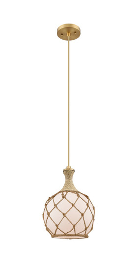 Ballston One Light Mini Pendant in Brushed Brass (405|415-1PR-BB-G121-8RB)