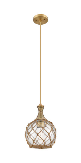 Ballston One Light Pendant in Brushed Brass (405|415-1P-BB-G122-8RB)