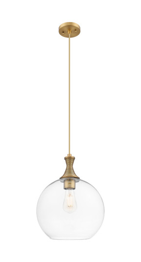 Ballston One Light Mini Pendant in Brushed Brass (405|415-1P-BB-G122-12)
