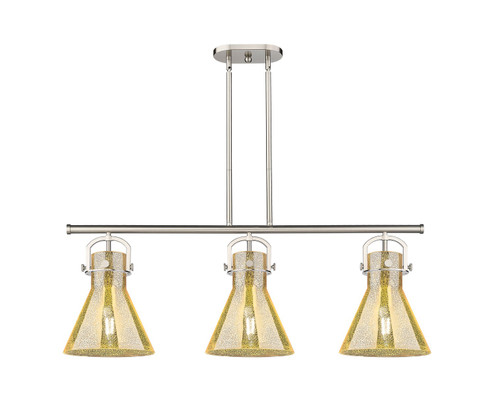 Downtown Urban Three Light Island Pendant in Satin Nickel (405|410-3I-SN-G411-10ME)