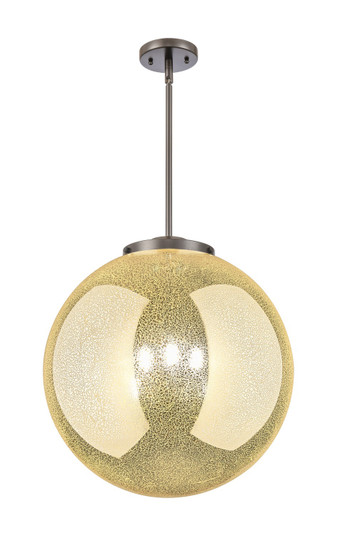 Essex Three Light Pendant in Oil Rubbed Bronze (405|221-3S-OB-G208-18)