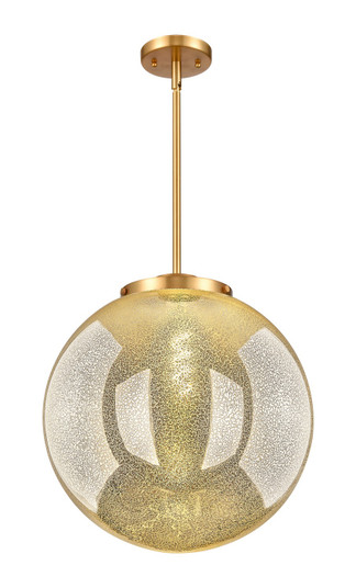 Essex One Light Pendant in Satin Gold (405|221-1S-SG-G208-16)