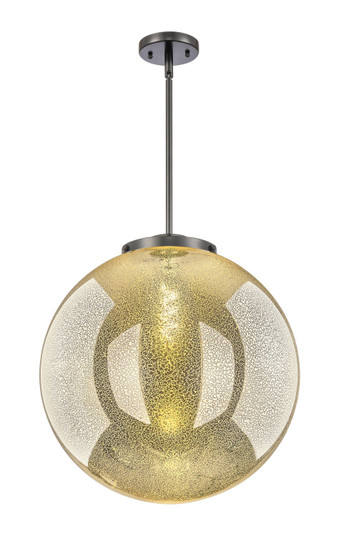 Essex One Light Pendant in Matte Black (405|221-1S-BK-G208-18)