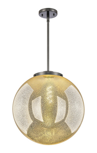 Essex One Light Pendant in Matte Black (405|221-1S-BK-G208-16)