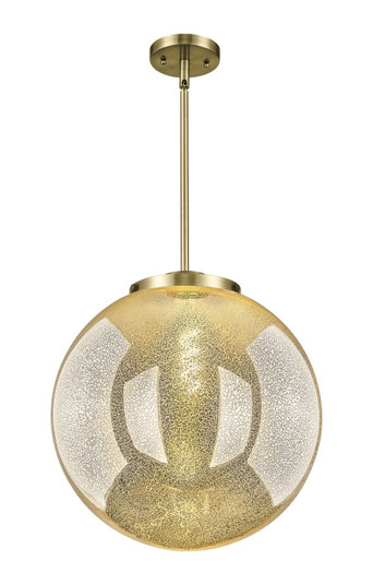 Essex One Light Pendant in Antique Brass (405|221-1S-AB-G208-16)