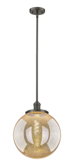 Franklin Restoration One Light Pendant in Oil Rubbed Bronze (405|201S-OB-G208-14)