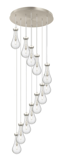 Downtown Urban 12 Light Pendant in Brushed Satin Nickel (405|126-451-1P-SN-G451-5SDY)