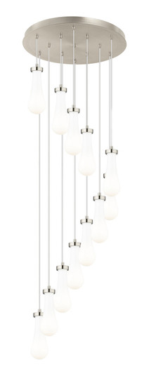 Downtown Urban 12 Light Pendant in Brushed Satin Nickel (405|126-451-1P-SN-G451-4GWH)