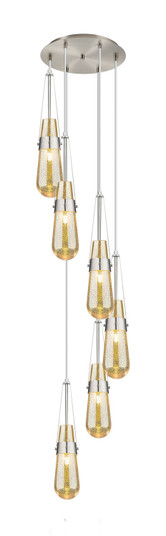 Downtown Urban Six Light Pendant in Brushed Satin Nickel (405|116-452-1P-SN-G452-4ME)