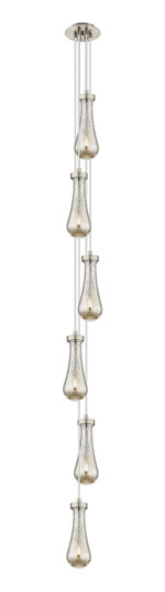 Downtown Urban Six Light Pendant in Brushed Satin Nickel (405|106-451-1P-SN-G451-4ME)