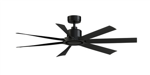 Lenzi 60''Ceiling Fan in Black (26|FPD7060BL)