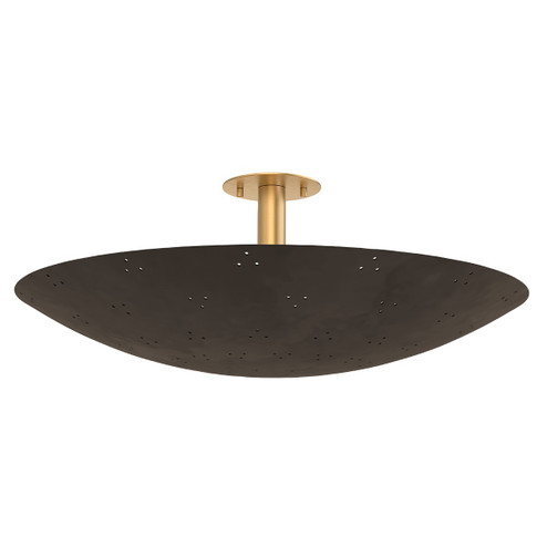 Bern Three Light Flush Mount in Vintage Brass/Bronze (70|8728-VB/BRZ)